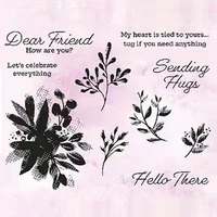 2021 hot sale english version of the blessing language stamps handmade diy making scrapbook diary greeting card gift decoration