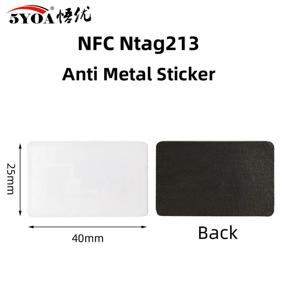 NFC Ntag213 метка металлическая наклейка 13 56 МГц ISO14443A NTAG 213 значки металлические