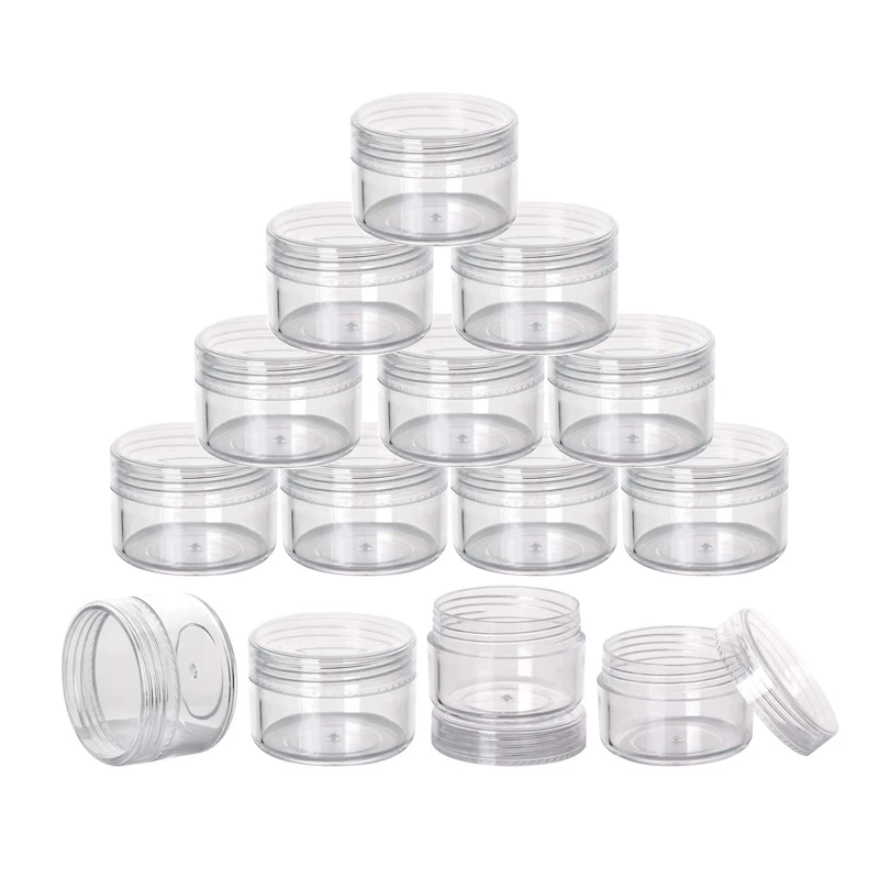 

20pcs Mini Size Jars 20g Empty Cream Jars Leak Proof Toiletry Containers for Traveling Cream Packaging