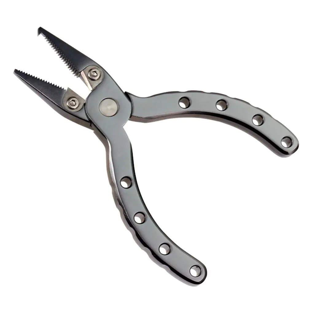 

Mini Portable Aluminum Alloy Fishing Pliers Braid Cutter Split Ring Pliers Hook Remover Outdoor Fishing Tackle Tool