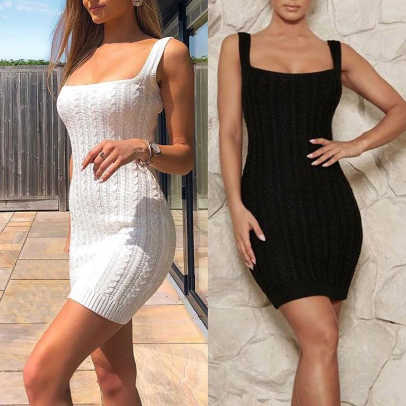 Мода 2019 женское сексуальное платье с открытой спиной одноцветное на бретелях