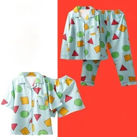 summer autumn pajamas japanese pyjamas sleepwear cotton women pijamas short sleeve homewear anime nightgown party