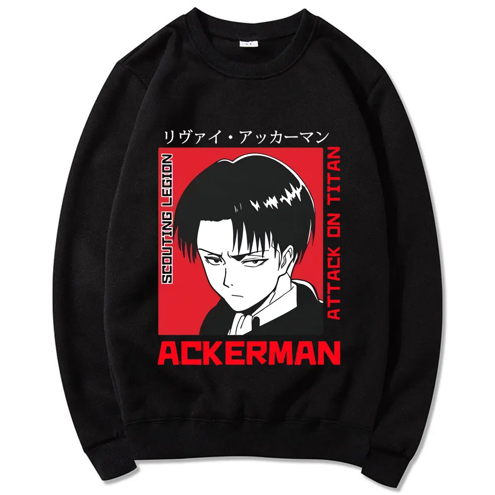 

2021 Funny Attack on Titan Sweatshirt Allen Hipster Pattern Sweatshirts Unisex Casual Hip Hop Men Harajuku Print Pullover Tops