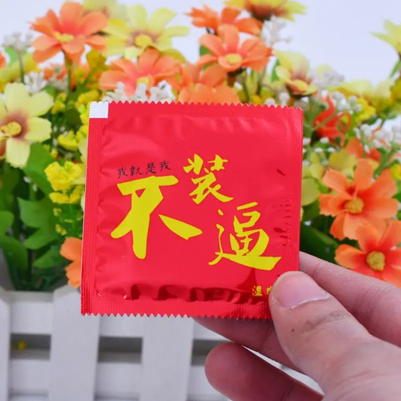 1 пакет влажные салфетки в форме презерватива | Красота и здоровье