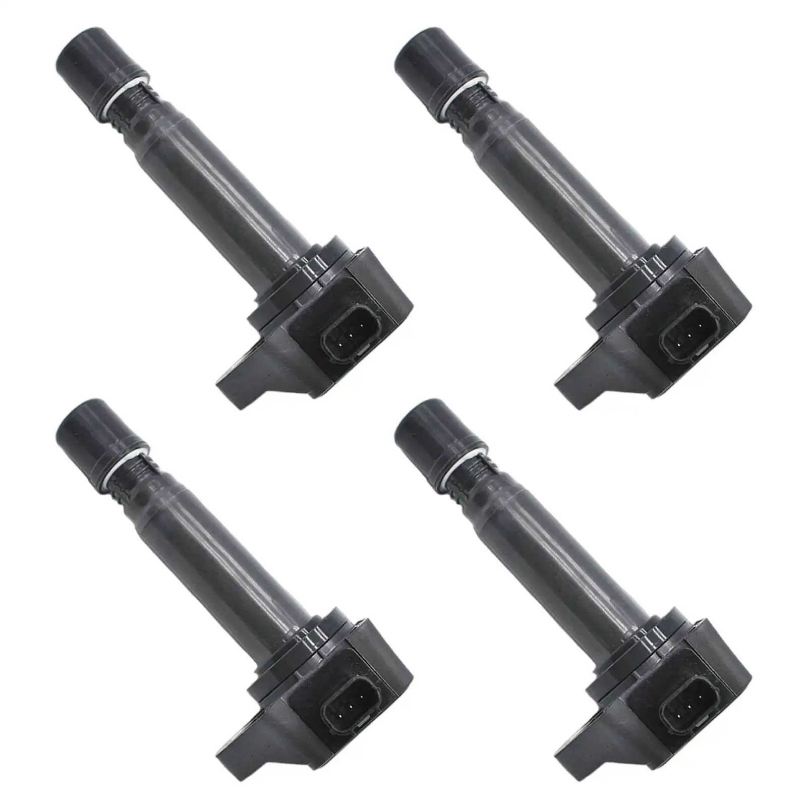 

4Pcs Ignition Coil Car Supplies Vehicle Parts Black Hardware Plastic Replace Fit for Honda City 2009-2014 30520-RNA-A01