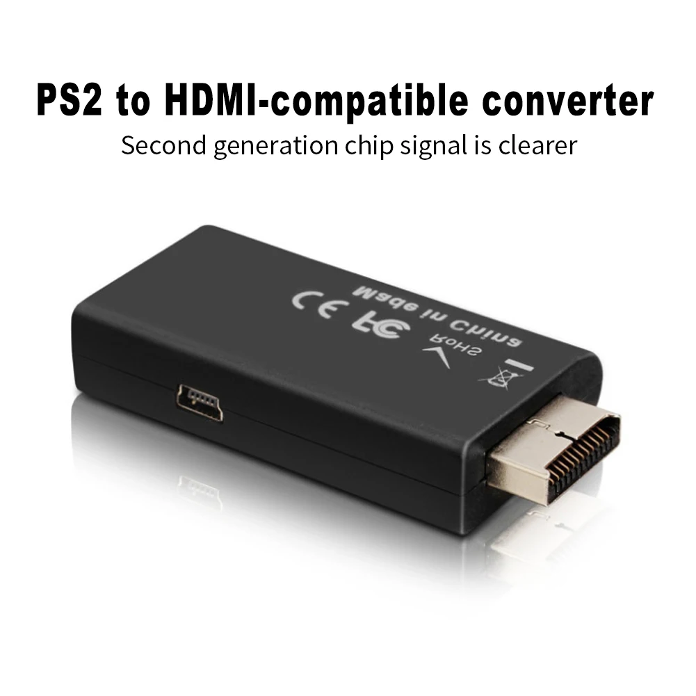 Кабель конвертер PS2 с дисплеем на HDMI совместимый адаптер аудиовыходом игровой