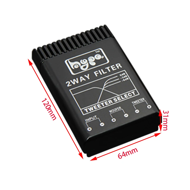 Высокочастотный Низкочастотный динамик с басом и 2 режимами работы 80 Вт 2800 Гц