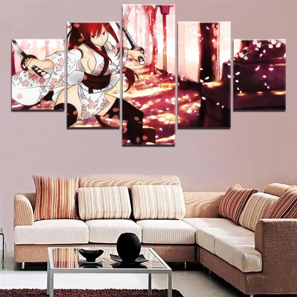 

Круглый дрель алмазного 5D 5 шт. вышивка крестиком изображения аниме наклейки на стены ручной работы подарок картина Fairy Tail домашний декор