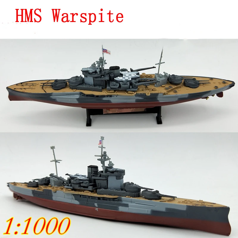 Литый под давлением военный корабль 1/1000 британский флот HMS солдат Warspite модель из
