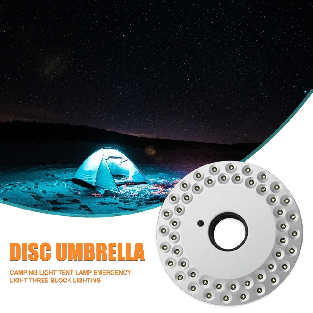 

48 LED Tent Patio Light Outdoor Camping Hanging Emergency Umbrella Lamp