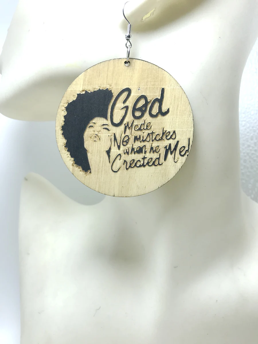 2020 новые этнические круглые деревянные серьги подвески для женщин простые