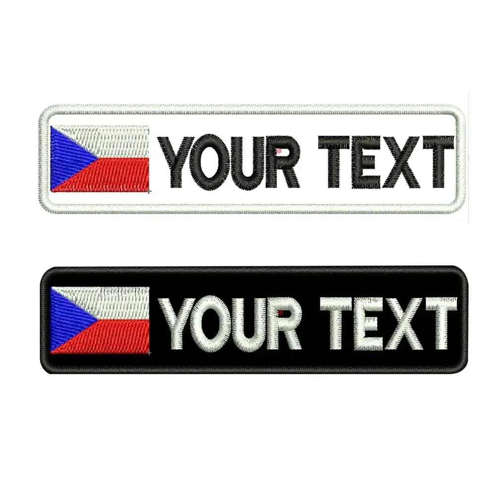 Индивидуальные именные нашивки Чешской Республики бирки персонализированная