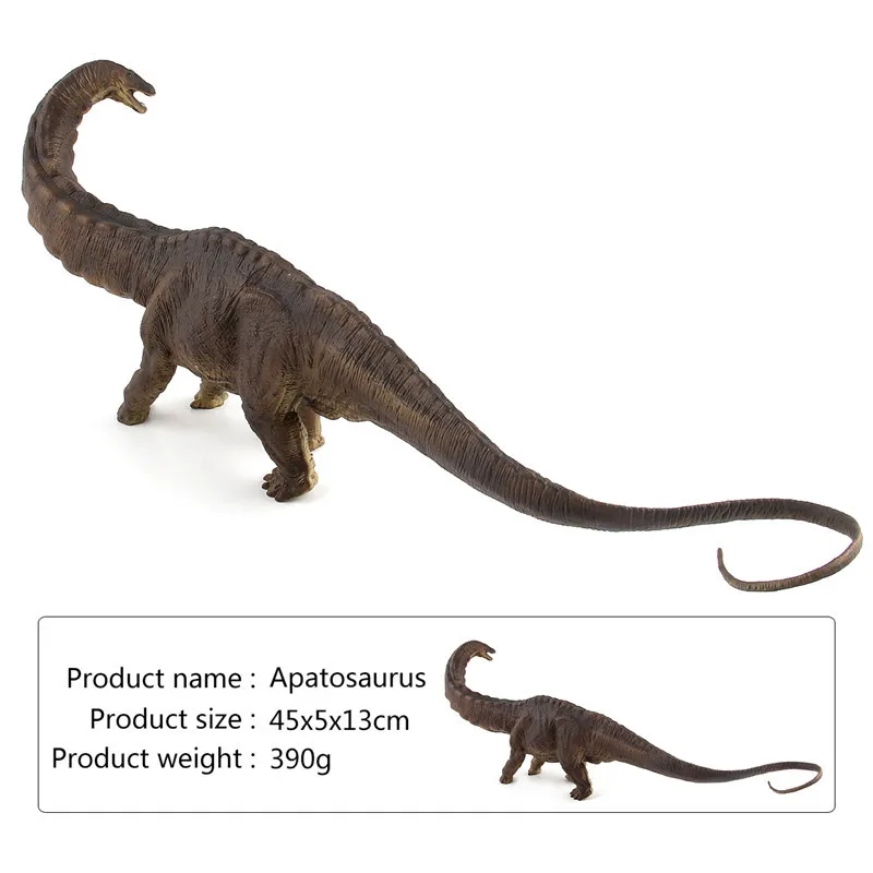 

Big Apatosaurus Jurassic Dinosaur Simulation Toy Model Soft PVC Plastic Hand Painted Animal Collection Toys For Kids Xmas Gifts