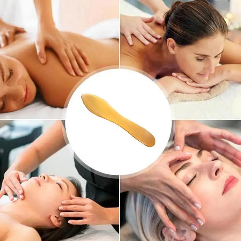 

Scalper Horn Eye Scraping Strip Gua Sha Sheet Tendon Stick Beauty Aid