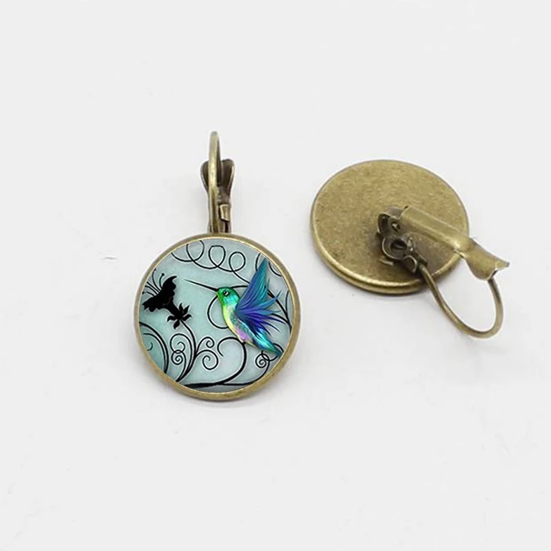 2020 Новинка/Очаровательные креативные выпуклые стеклянные модные серьги с синим