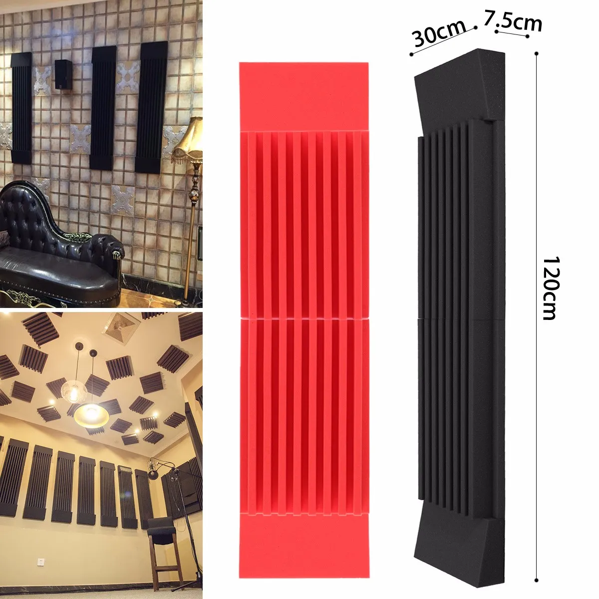 4 шт. звукопоглощающие губки для дома 120x30x7 5 см | Обустройство