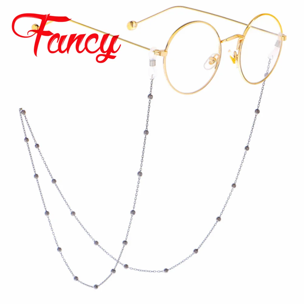 Модные серебристые и золотые солнцезащитные очки для чтения цепочка очков шнуры