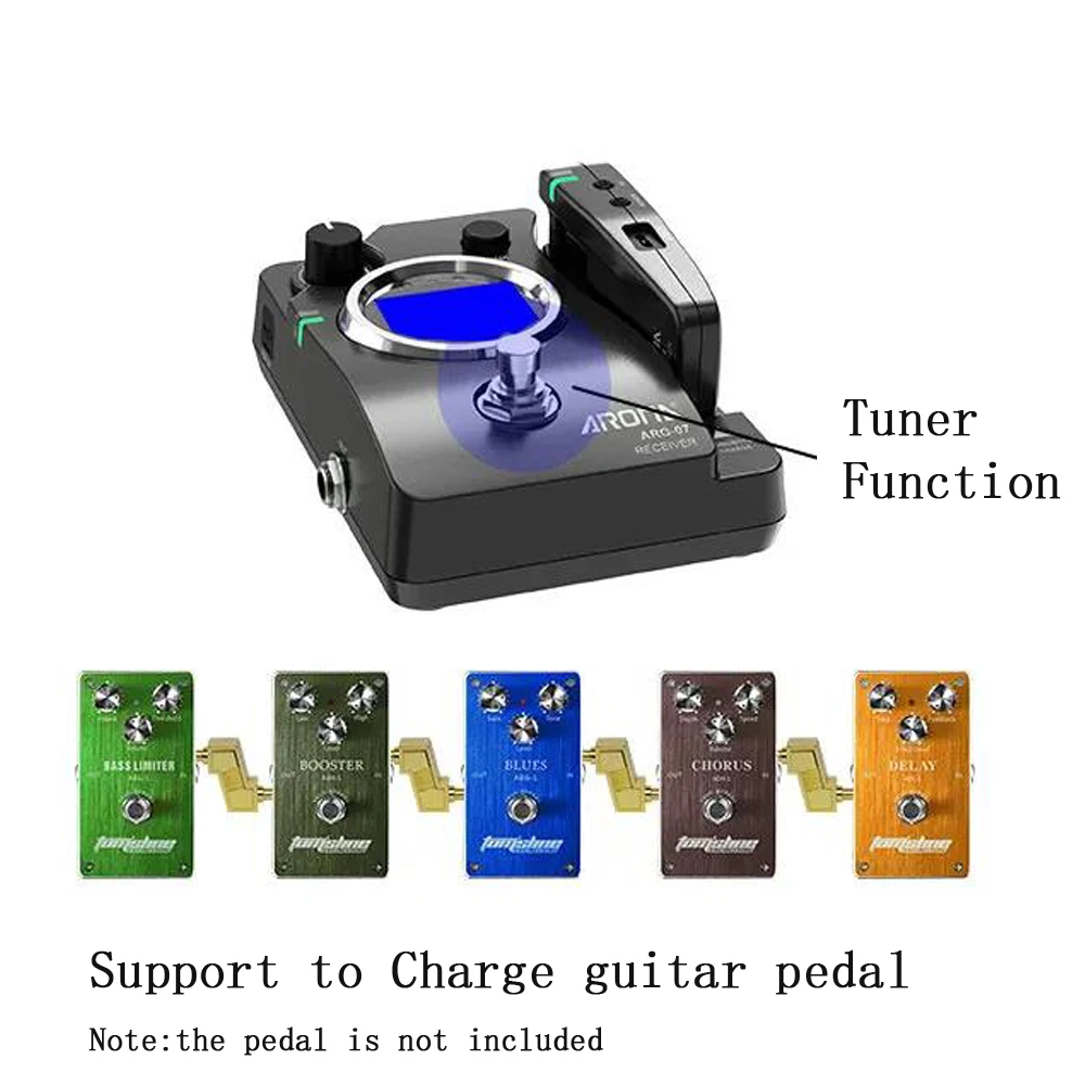 Арома 5 8G Гитара Беспроводная система с бесшумным тюнером функция для