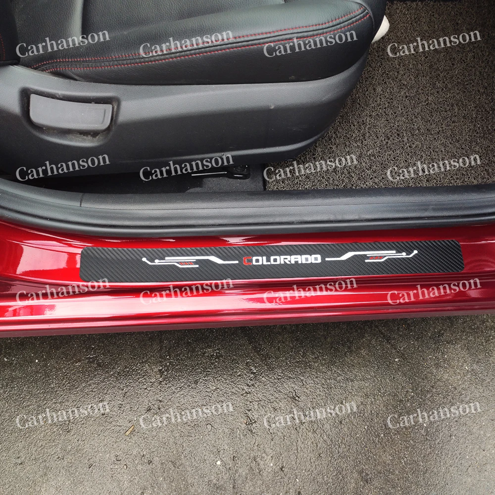 Для Chevrolet Colorado Авто дверные ручки наклейка для порога Накладка педаль автомобиля