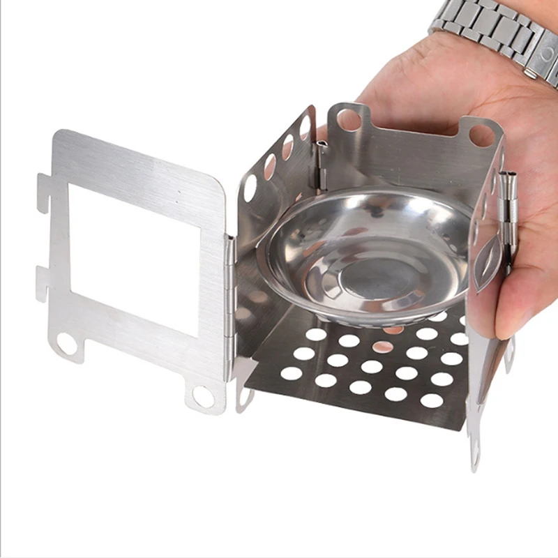 Портативная портативная уличная горелка для пикника барбекю титановая плита