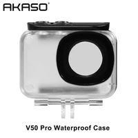 original 4k action camera waterproof case for akaso v50 pro sports cam underwater 30m protective housing case good quality