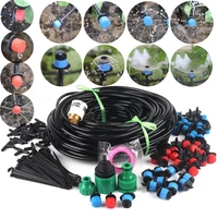 50m6m drip irrigation system diy garden watering system kit gardening micro irrigation kits 3kinds drippers sprinklers