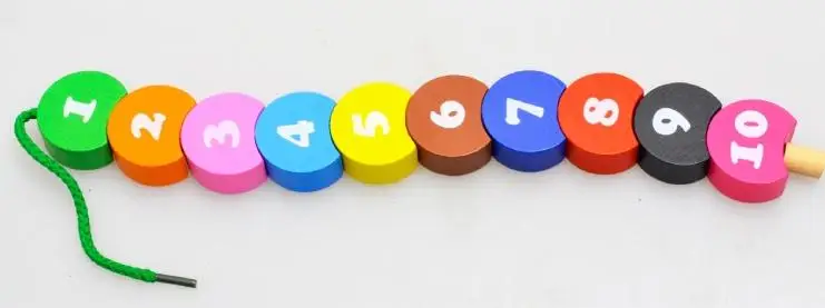 

Free shipping Kids caterpillar digital bead game, wooden digital puzzle toys, baby classic Early Head Start Training wood toys