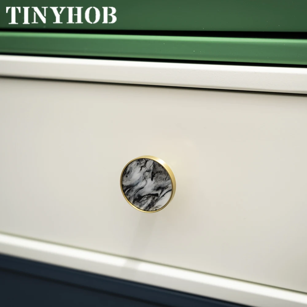 1 шт. минимализм ручки для шкафа простые европейские латунные груди ящика