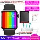 Смарт-часы IWO 13 W56 W66 для мужчин и женщин, с поддержкой Bluetooth, с функцией вызова и измерения 40 лиц, для IOS и android телефонов, Прямая поставка