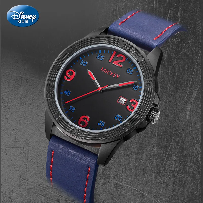 Оригинальные наручные часы Disney Micky Mouse с мультяшным рисунком для детей и
