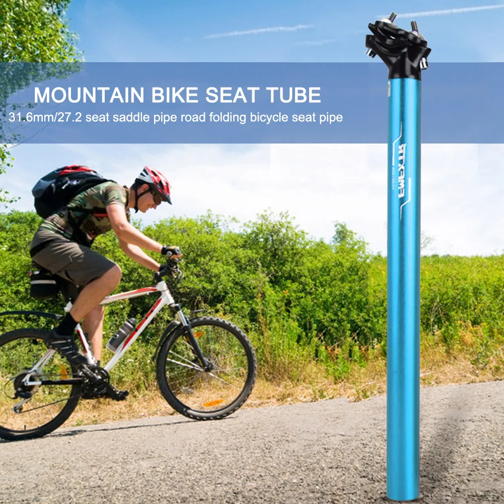 

MTB Folding Bike Ultralight Mountain Road Bike Seat Tube Parts Cycling Accessories Cycle 31.6mm 27.2 Lightweight Seat Post