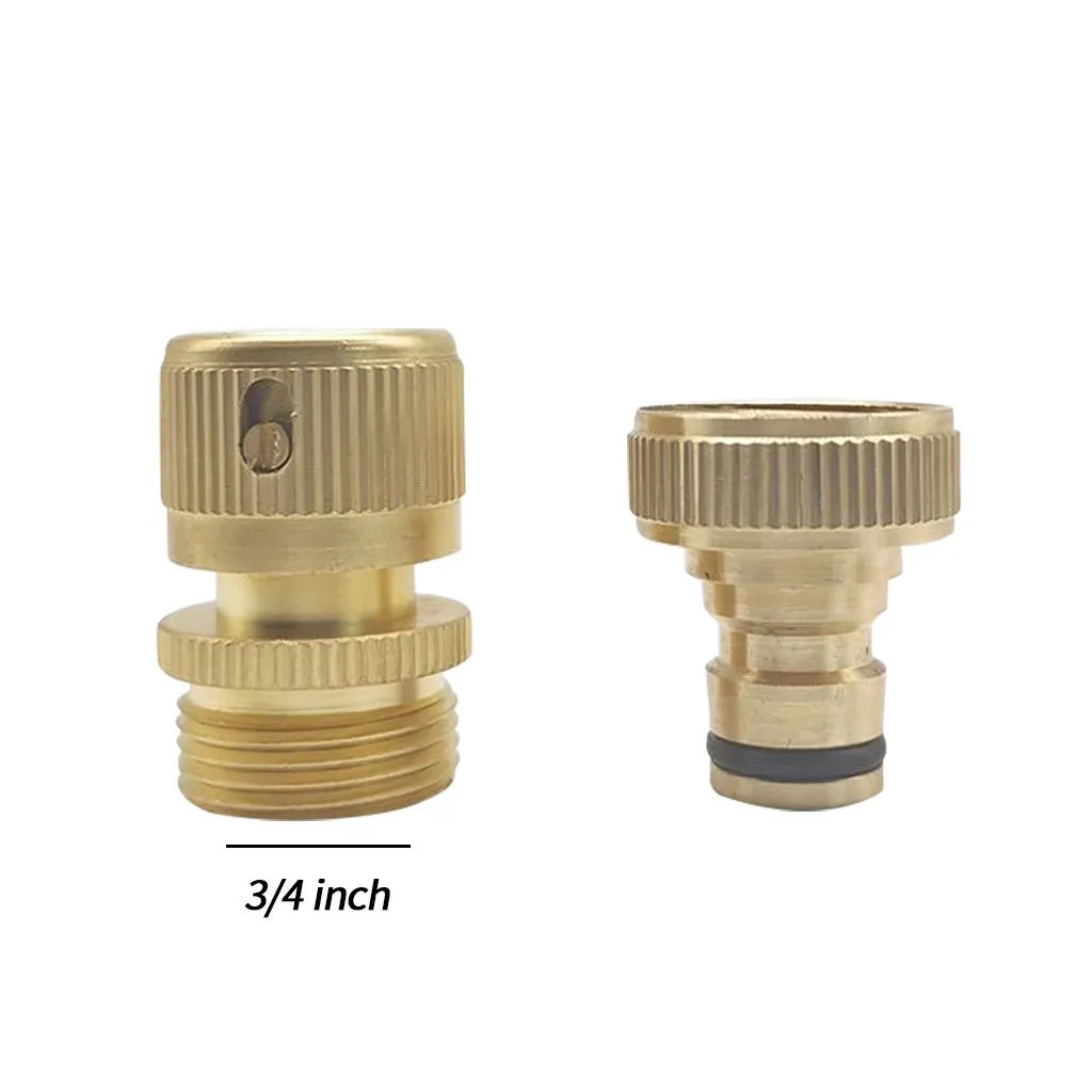 Соединители для садовой воды шланг сада быстрое соединение Твердый латунный
