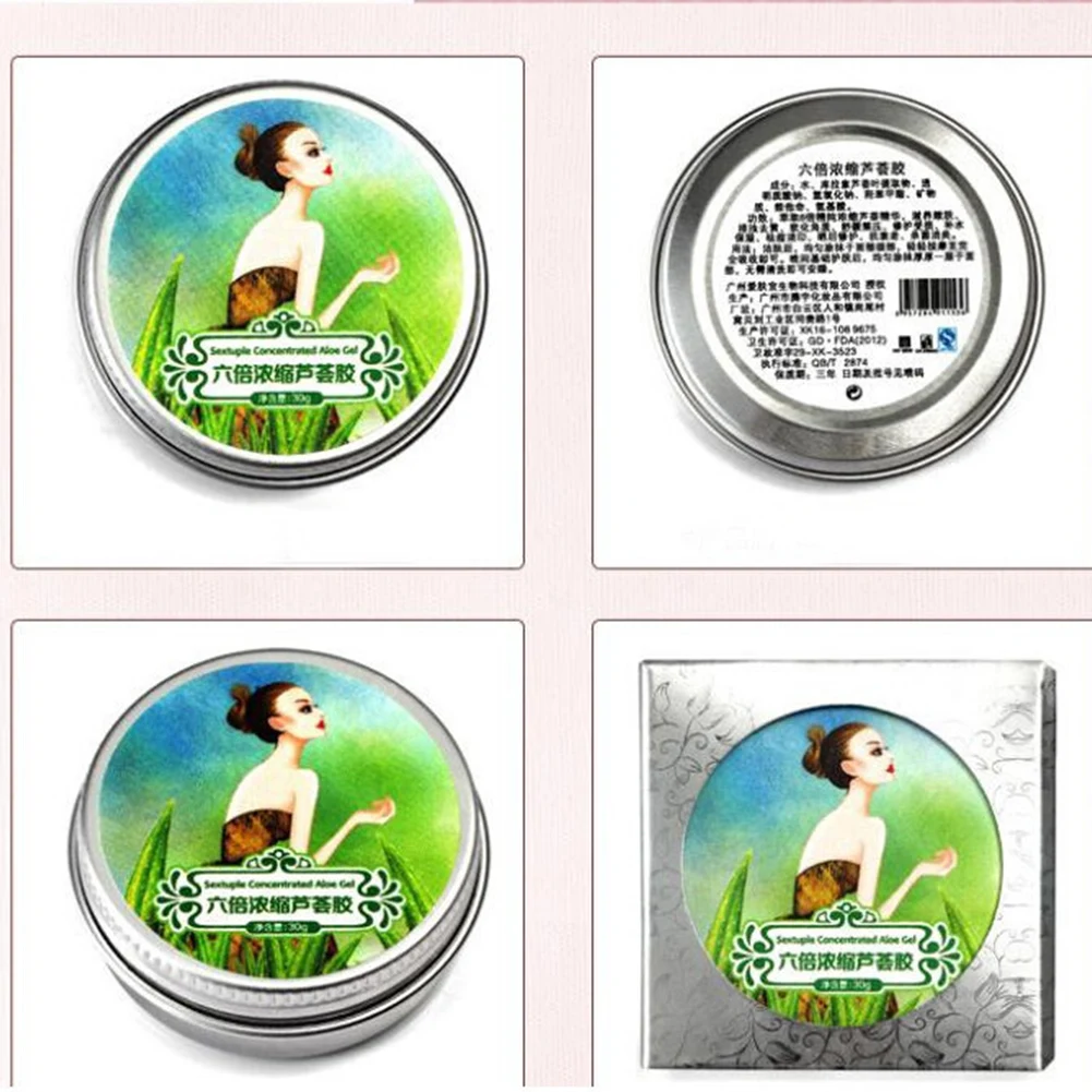 Натуральный шестикратный Концентрированный гель-крем с алоэ вера идеальное