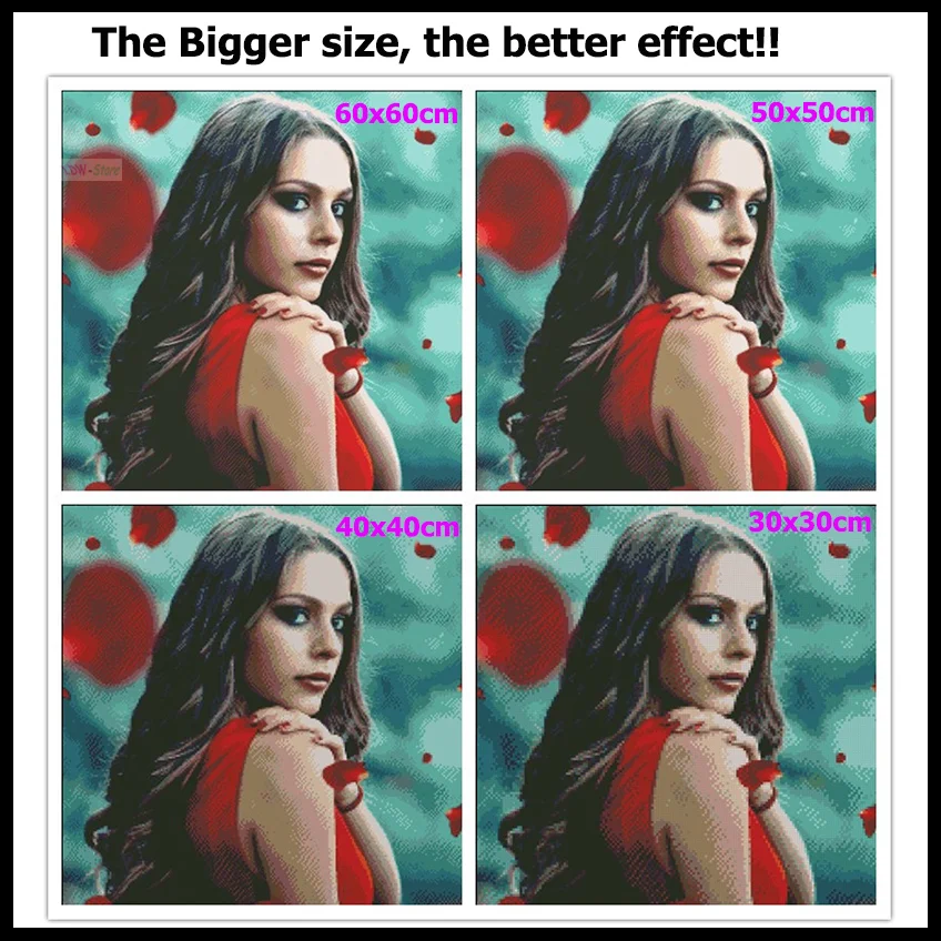 

CraftArtGo 5D DIY Diamond Embroidery Tower Bridge Full Square Round Rhinestone Mosaic Painting Cross Stitch Flowers Diamond Kit