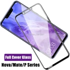 Закаленное стекло с полным покрытием для Huawei P30 P20 Pro Mate 20 Lite PSmart P Smart Plus 2019 9H Защитная пленка для экрана
