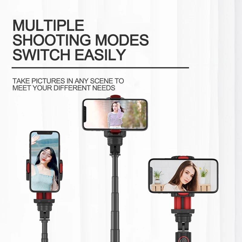 

Phone Stabilizer Selfie Stick Video Shooting Vlog Anti-shake Stable Tripod Live Broadcast Device Camera Motion Handheld PTZ