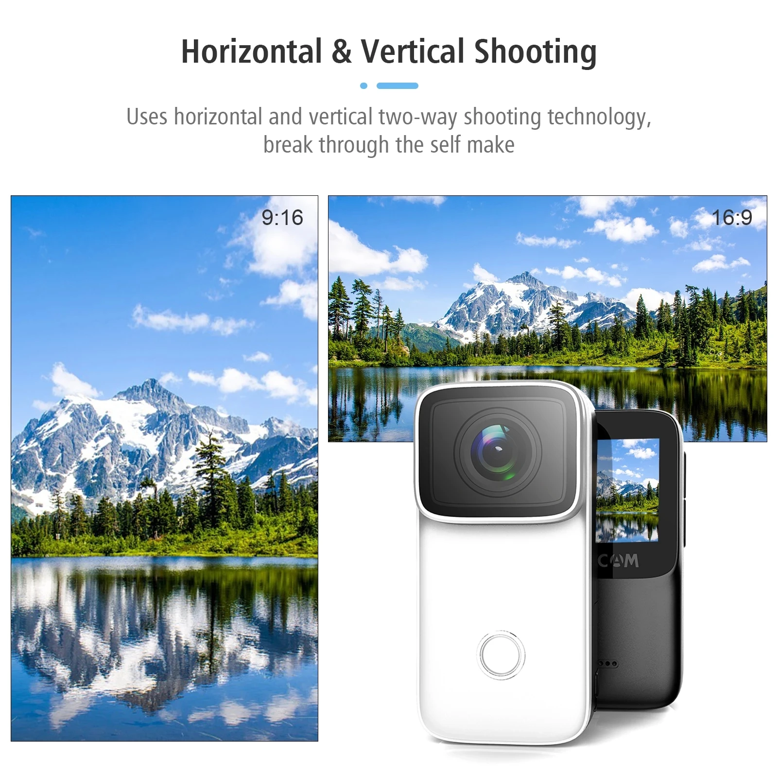 للبيع SJCAM C200 4K عمل كاميرا 16MP بكسل NTK96660 واي فاي الدوران المضادة للاهتزاز 40 متر مقاوم للماء الرياضة DV كاميرا ويب كاميرا الغوص