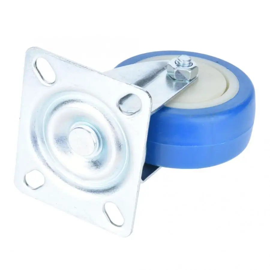 4 шт. ПВХ Caster Light type 3 дюйма одиночные колесики для вала 40 кг Подшипник нагрузки
