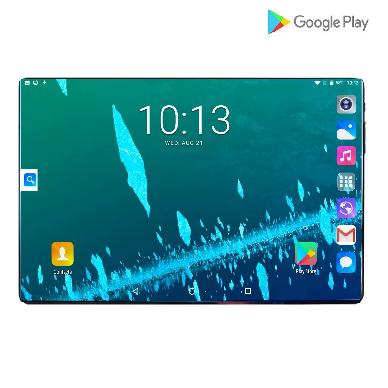 

2021 Hot 10 inch 4G LTE Tablets PC Octa Core 6GB RAM 128GB ROM IPS 2.5D Tempered Glass 5000mAh 10.1 Tablets Android 9.0