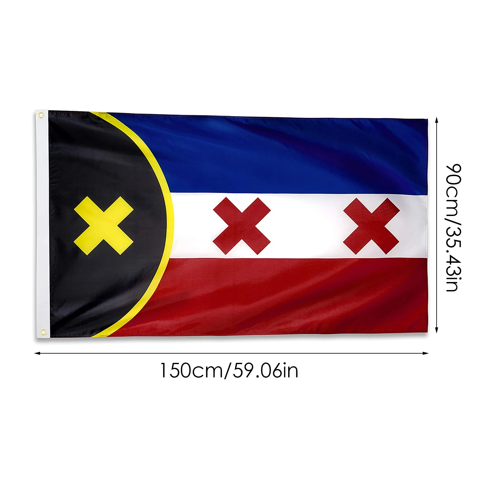 

90x150cm Banner Of Manborg National Flag Clear Vivid American Election Banner Biden Outdoor parade parts