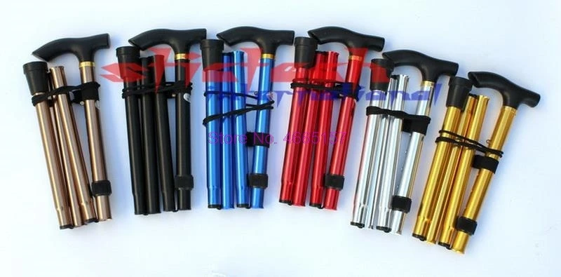 По dhl ИЛИ ems 50 шт. ходячие альпинизма трость Сверхлегкий складной Пеший Туризм