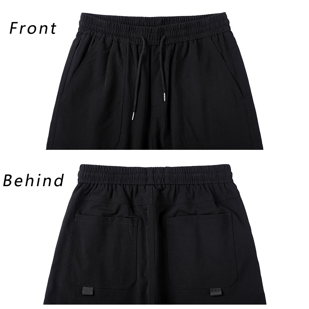 

High Quality Women Cargo Pants High Waist Elastics Pockets Streetwear Harajuku Trousers Female Harem Pants Spring Autumn 2021