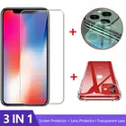 Защитное стекло для экрана и камеры для iphone 11 Pro Max, XR, XS MAX, X, 7, 8, 6, 6S