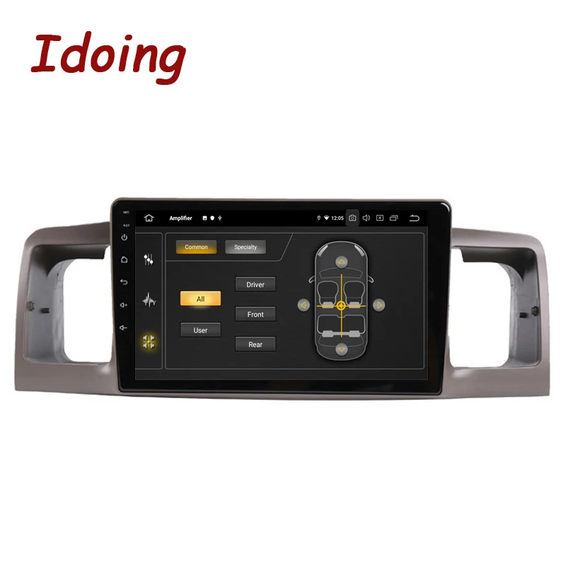 Idoing 9&quotPX6 Car Radio Player Android Auto For Toyota Corolla E130 E120 2000-2006 GPS Navigation Carplay Head Unit Plug And Play |