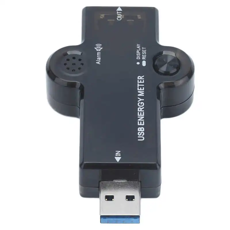 Тестер USB C 8192 пикселей ЖК-дисплей True Color прочный ABS измеритель мощности монитор