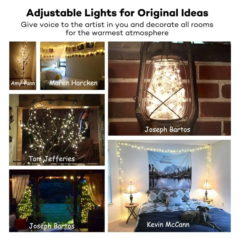 Светодиодная гирлянда с пультом дистанционного управления диммируемая 50 м