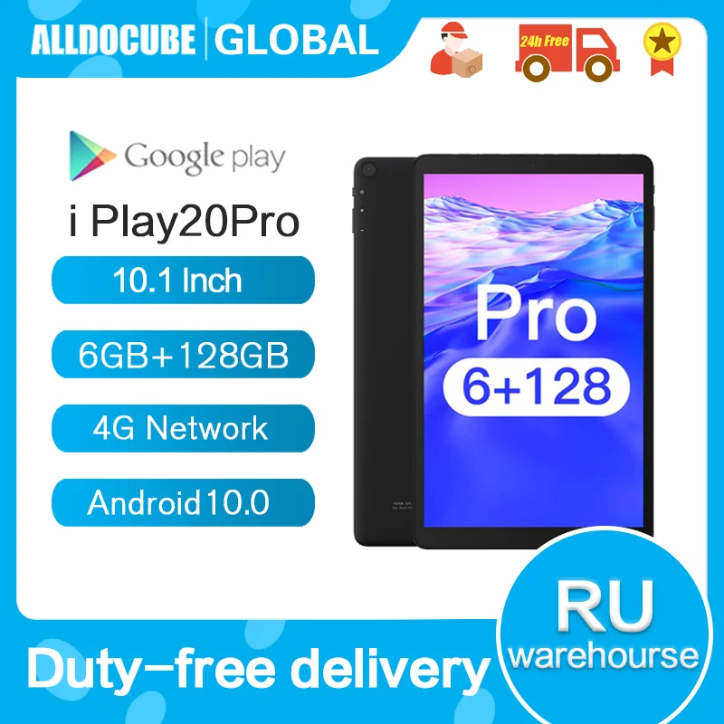 Ветвью ALLDOCUBE и iPlay20 Pro 10 1 дюймов Android Tablet PC 6 ГБ Оперативная память 128 Гб Встроенная