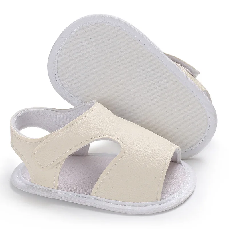 Детская обувь для малышей Белые туфли на плоской подошве с круглым носком