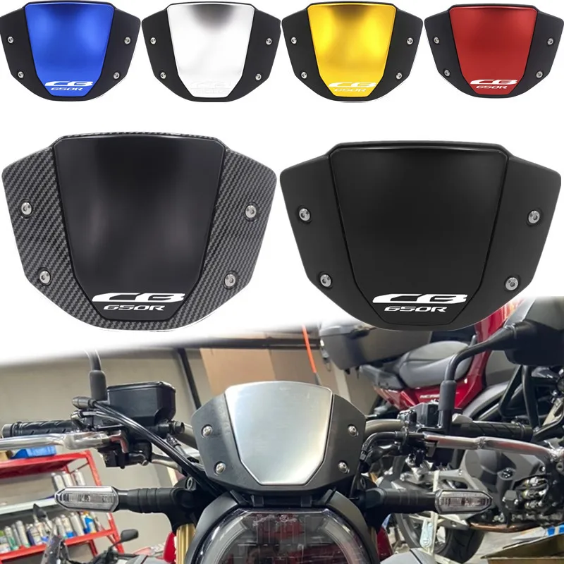 Motorcycle Sports Windshield For Honda CB650R 2019-2022 WindScreen Visor Viser Front Screen Wind Deflector Modified Accessories