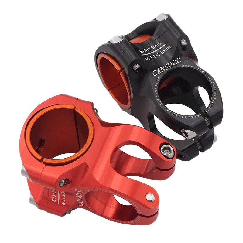

CANSUCC MTB Stem Высокопрочный легкий велосипедный стержень 0 ° велосипедный руль подъем для 35 мм/31,8 мм велосипедный руль